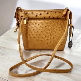 5441-Túi đeo chéo-JRA Ostrich leather crossbody  bag-Khá mới/Ít sử dụng