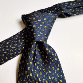 3648-Caravat-FENDI silk tie-Khá mới