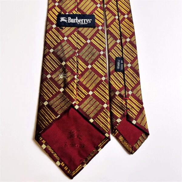 3657-Caravat-BURBERRYS silk tie-Gần như mới4