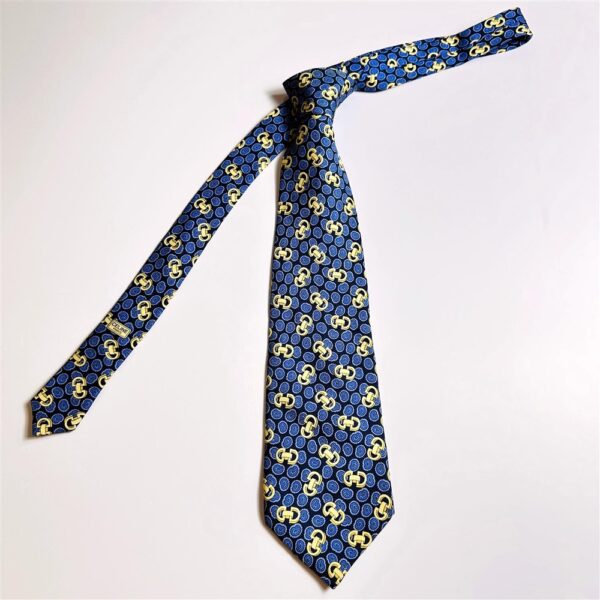 3638-Caravat-CELINE Paris silk tie-Gần như mới1