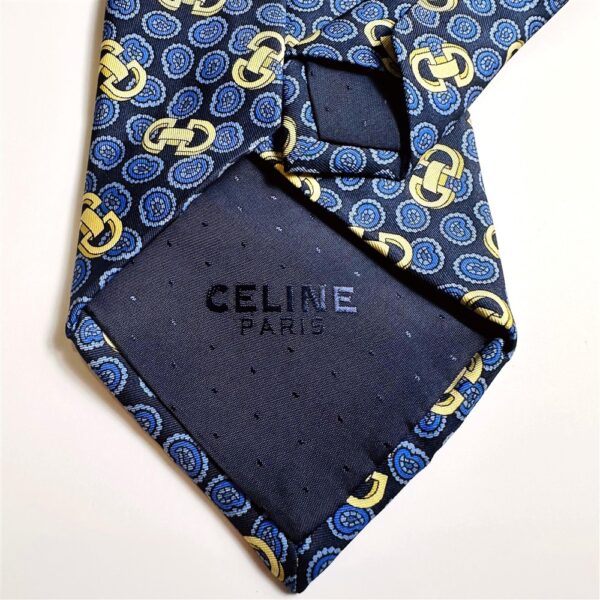 3638-Caravat-CELINE Paris silk tie-Gần như mới6