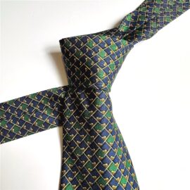 3628-Caravat-SALVATORE FERRAGAMO silk tie-Khá mới