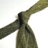 3622-Caravat/Cà vạt nam/nữ-CHANEL knitted green silk tie-Đã sử dụng/Khá sạch0