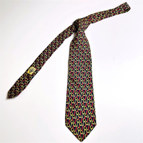 3651-Caravat-GUCCI silk tie-Gần như mới1