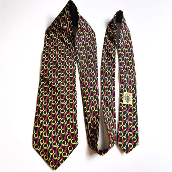 3651-Caravat-GUCCI silk tie-Gần như mới7