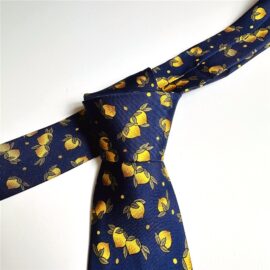 3604-Caravat-HERMES 3534IA silk tie-Khá mới