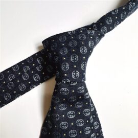 3655-Caravat-GUCCI vintage silk tie-Khá mới