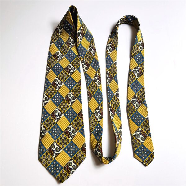 3668-Caravat-CHRISTIAN DIOR Monsieur vintage silk tie-Gần như mới6