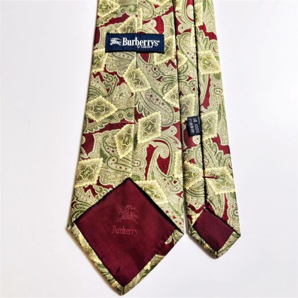 3658-Caravat-BURBERRYS silk tie-Gần như mới4