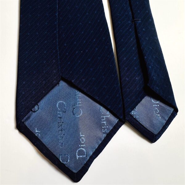 3667-Caravat-CHRISTIAN DIOR Monsieur vintage silk tie-Gần như mới7