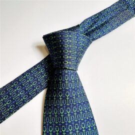 3612-Caravat-HERMES 7189UA silk tie-Đã sử dụng/Khá mới