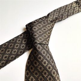 3614-Caravat-HERMES H logo silk tie-Khá mới