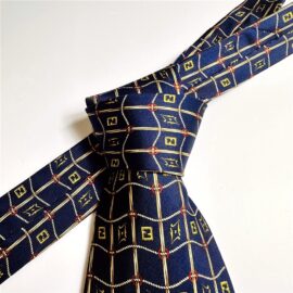 3649-Caravat-FENDI silk tie-Gần như mới