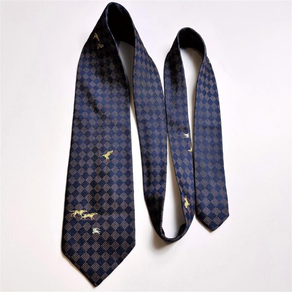 3660-Caravat-BURBERRYS silk tie-Gần như mới10