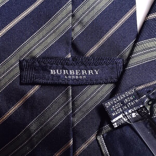 3661-Caravat-BURBERRY London silk tie-Gần như mới7