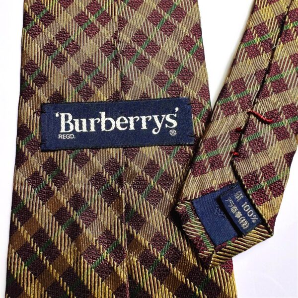 3663-Caravat-BURBERRYS silk tie-Gần như mới7