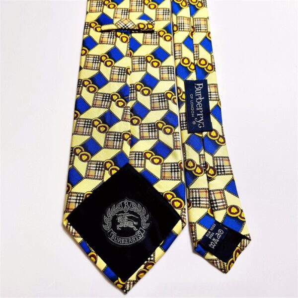 3664-Caravat-BURBERRYS silk tie-Gần như mới5