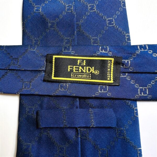 3650-Caravat-FENDI silk tie-Khá mới6