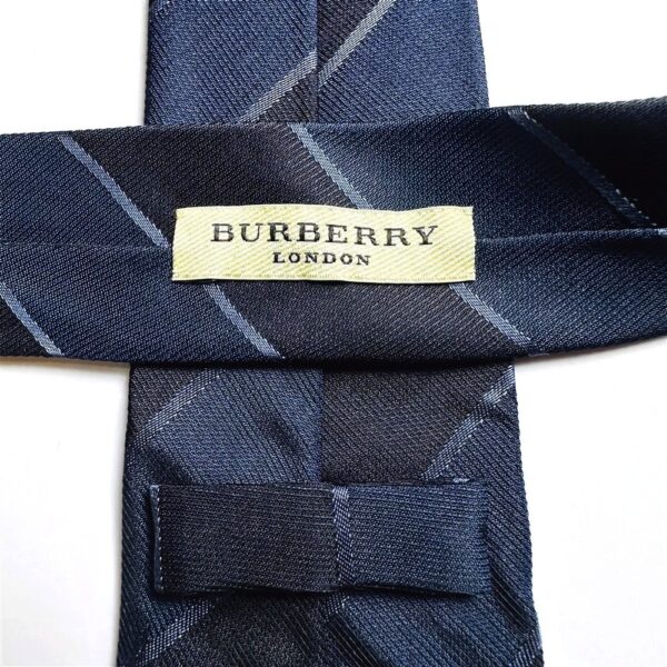 3662-Caravat-BURBERRY London silk tie-Khá mới7