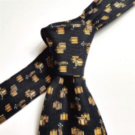 3631-Caravat-SALVATORE FERRAGAMO silk tie-Gần như mới