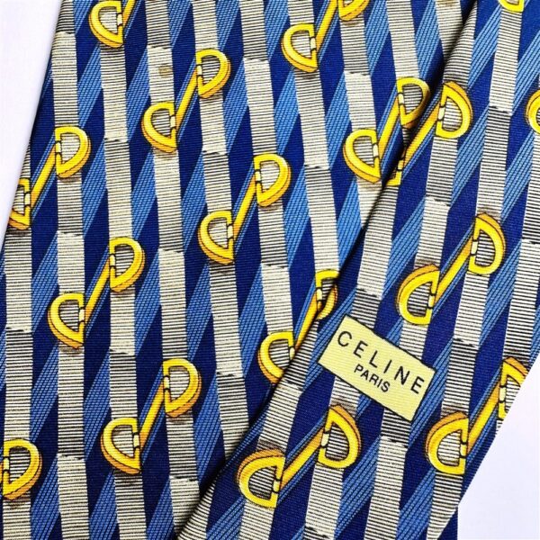 3641-Caravat-CELINE Paris silk tie-Gần như mới4