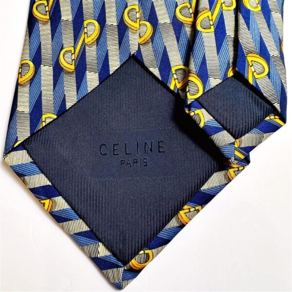 3641-Caravat-CELINE Paris silk tie-Gần như mới6