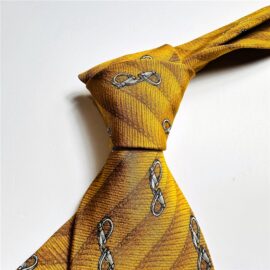 3644-Caravat-CELINE Paris silk tie-Khá mới/Đã sử dụng