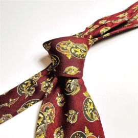 3634-Caravat-SALVATORE FERRAGAMO silk tie-Khá mới/Đã sử dụng