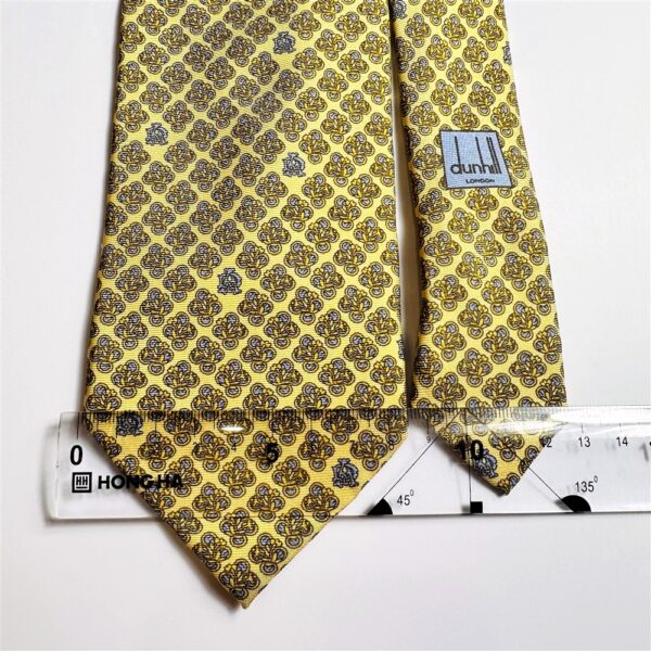 3706-Caravat-DUNHILL London silk tie 8.5cm-Gần như mới3