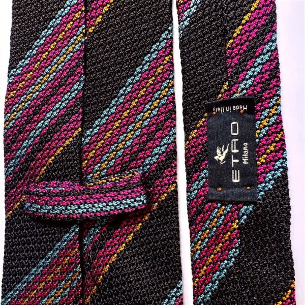 3755-Caravat-ETRO Italy silk tie 10cm-Gần như mới6