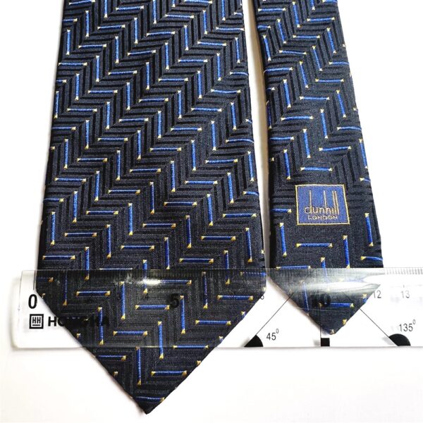 3687-Caravat-DUNHILL London silk tie-Gần như mới3