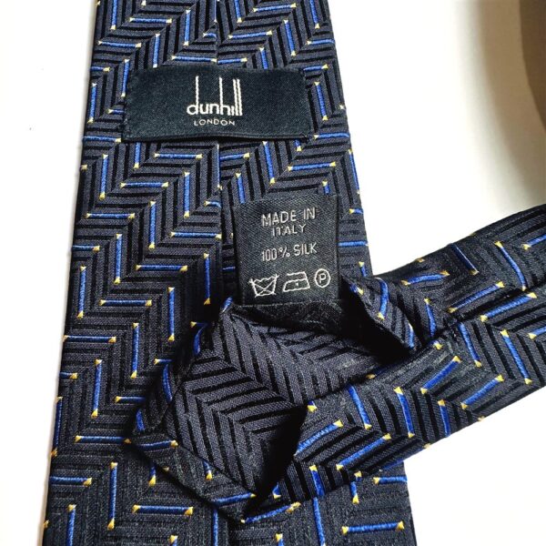 3687-Caravat-DUNHILL London silk tie-Gần như mới7