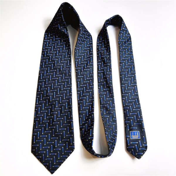 3687-Caravat-DUNHILL London silk tie-Gần như mới8