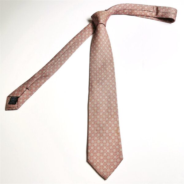 3690-Caravat-DUNHILL London silk tie 8cm-Gần như mới1