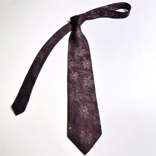 3773-Caravat-MOSCHINO silk tie 9cm-Gần như mới1