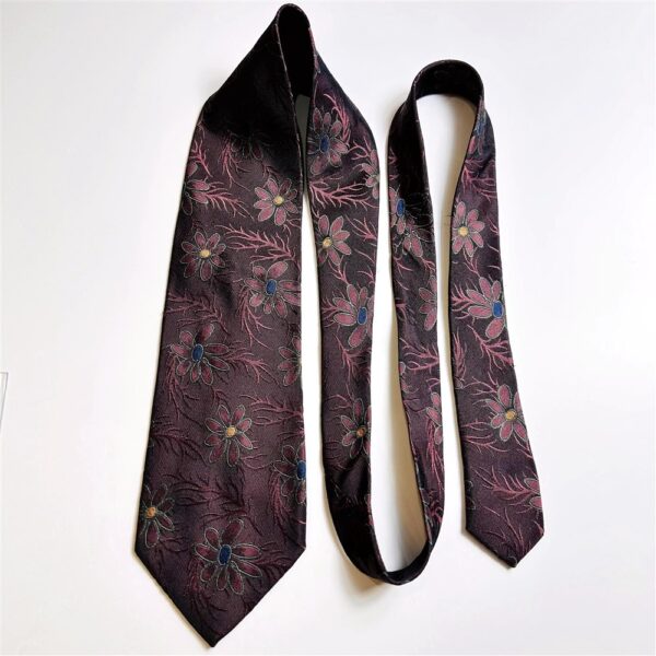 3773-Caravat-MOSCHINO silk tie 9cm-Gần như mới7