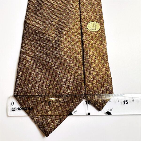 3708-Caravat-DUNHILL London vintage silk tie 9.8cm-Khá mới3