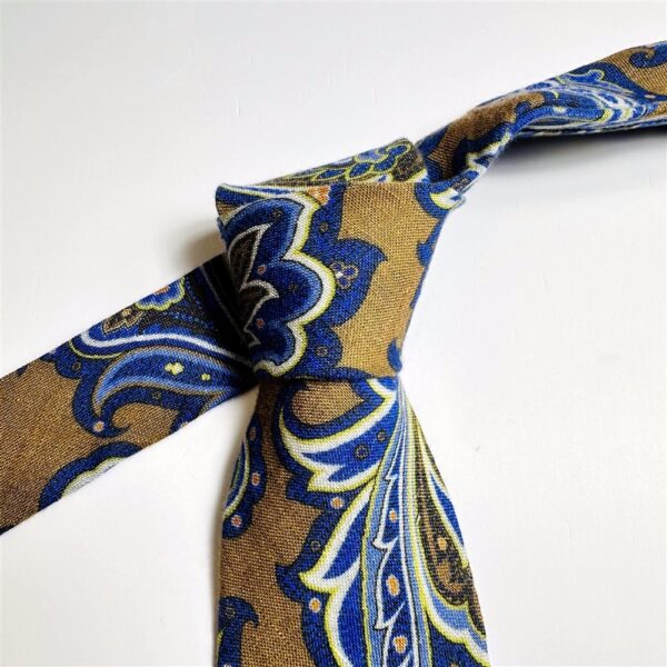 3754-Caravat-ETRO Paisley Italy silk tie 8.3cm-Gần như mới2