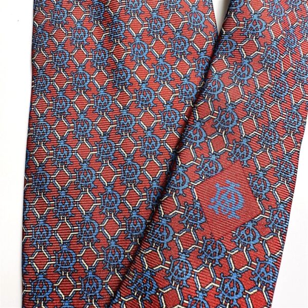 3694-Caravat-DUNHILL London silk tie 7.8cm-Gần như mới4