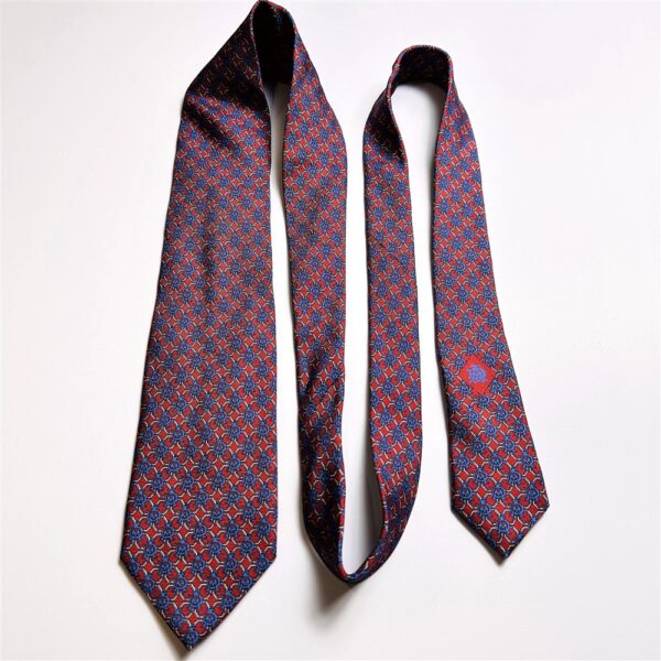 3694-Caravat-DUNHILL London silk tie 7.8cm-Gần như mới8