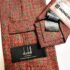 3695-Caravat-DUNHILL London silk tie 8cm-Gần như mới7