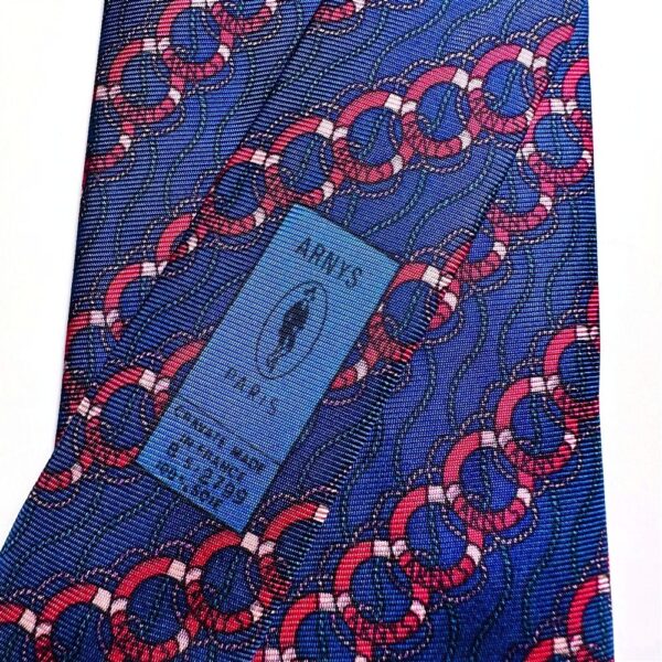 3747-Caravat-ARNYS silk tie 8cm-Gần như mới4