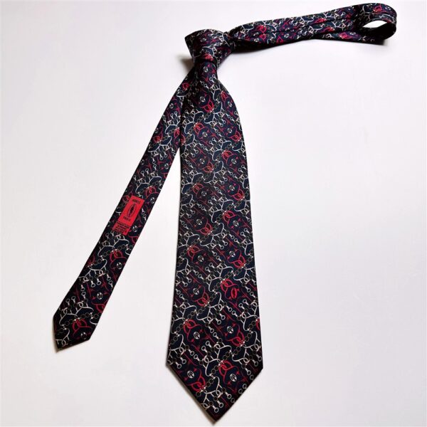 3748-Caravat-ARNYS silk tie 8.3cm-Khá mới1