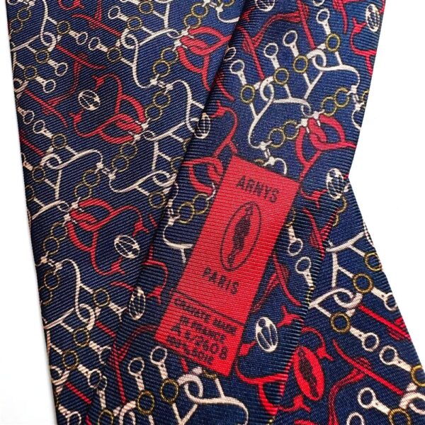 3748-Caravat-ARNYS silk tie 8.3cm-Khá mới4