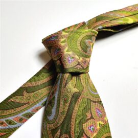 3753-Caravat-ETRO Paisley vintage silk tie 9.3cm-Gần như mới