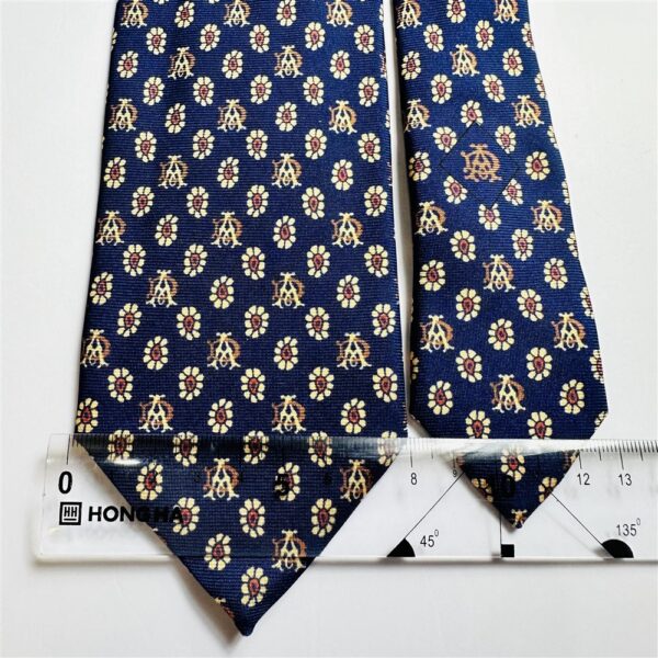 3697-Caravat-DUNHILL London silk tie 8cm-Gần như mới3