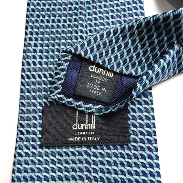 3699-Caravat-DUNHILL London silk tie 8.3cm-Gần như mới6