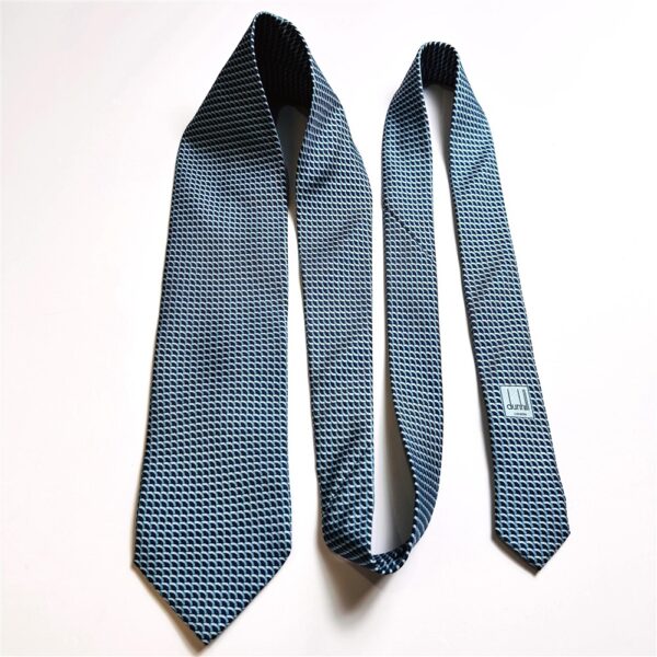 3699-Caravat-DUNHILL London silk tie 8.3cm-Gần như mới8