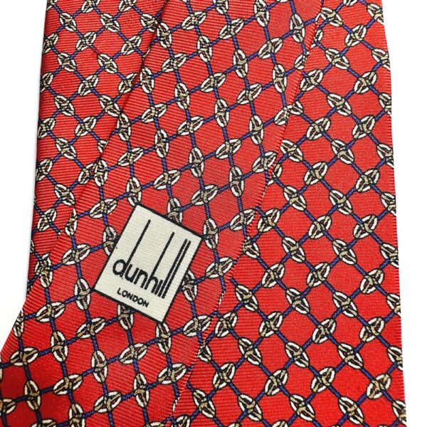 3700-Caravat-DUNHILL London silk tie 8.5cm-Gần như mới4