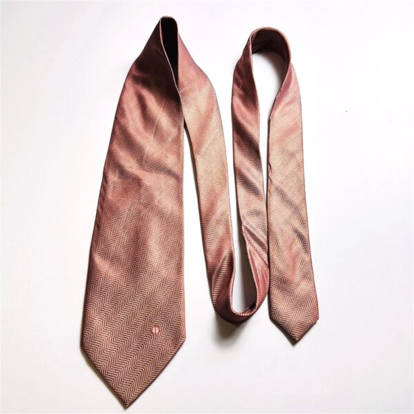 3704-Caravat-DUNHILL London silk tie 9cm-Đã sử dụng8